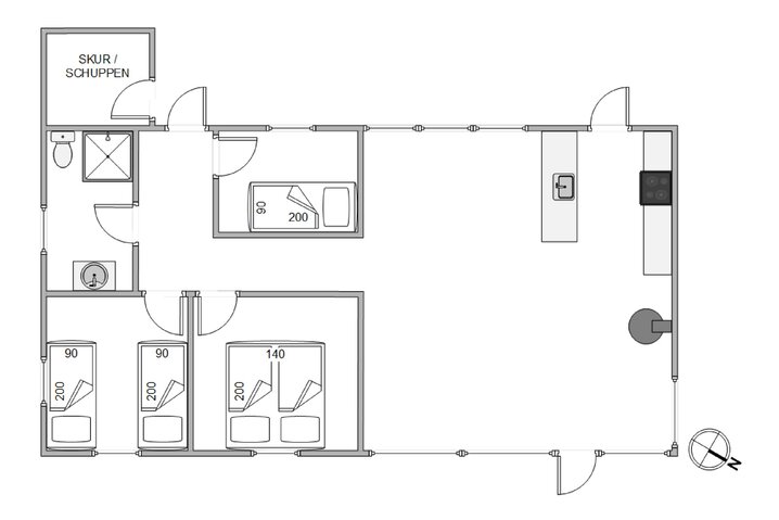 Ferienhaus i0106 in Hvidbjergvej 99, Søndervig - Bild #13