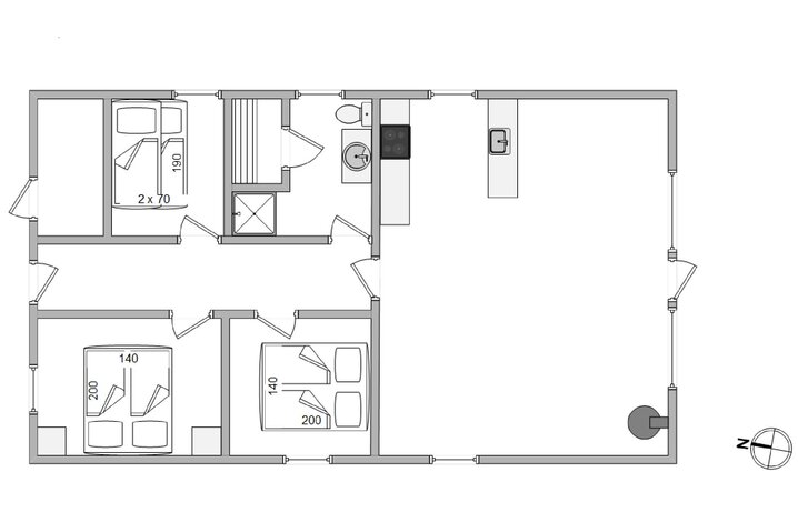 Ferienhaus i0110 in Hjelmevej 77, Søndervig - Bild #13