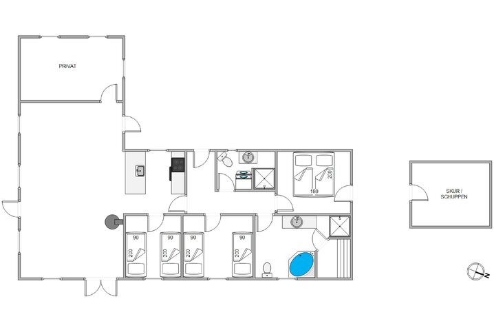 Sommerhus i0129 på Hvidbjergvej 26, Søndervig - Billede #13