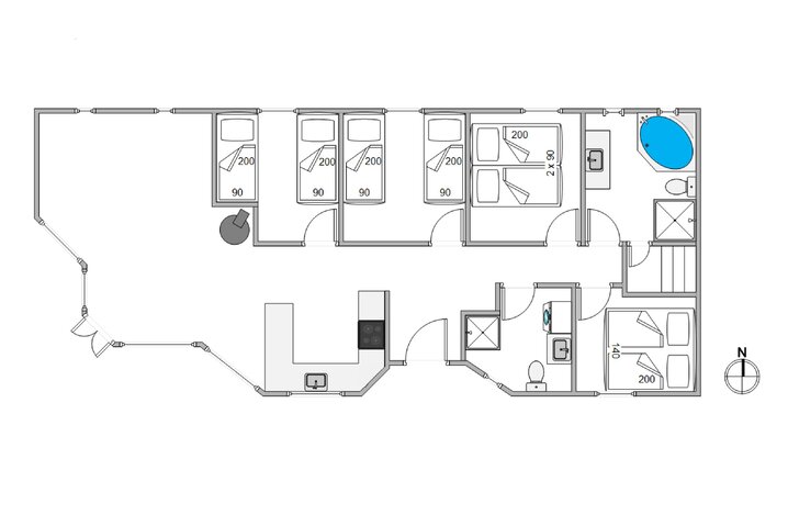 Sommerhus i0134 på Sletten 58, Søndervig - Billede #13