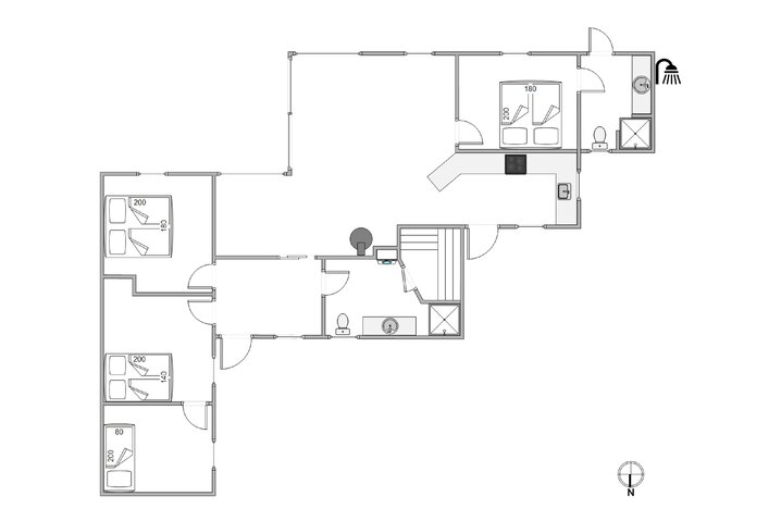 Ferienhaus i0156 in Nordlysvej 13, Søndervig - Bild #5
