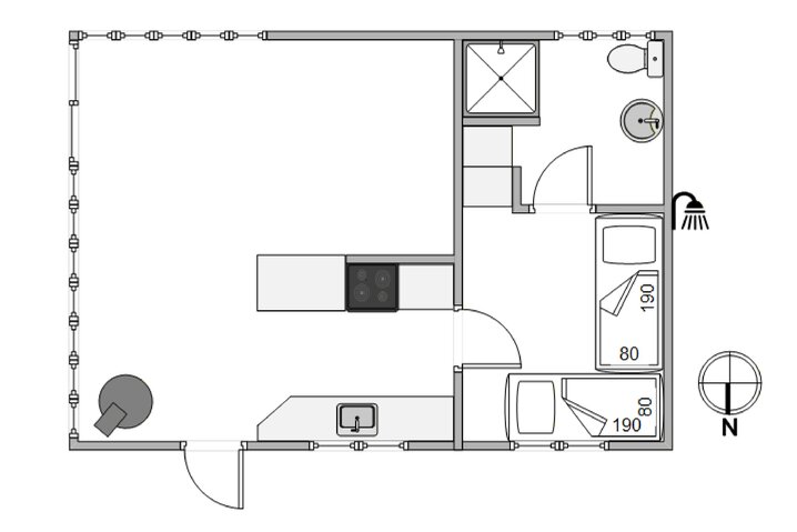 Ferienhaus i0171 in Sletten 7, Søndervig - Bild #13