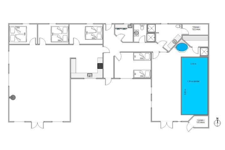 Ferienhaus i0205 in Wolle Friks Vej 25, Søndervig - Bild #13