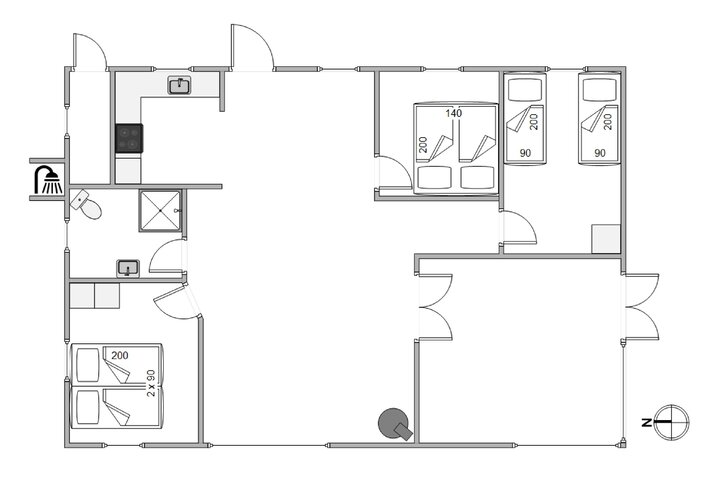 Ferienhaus i0243 in Harbo Stages Vej 53, Søndervig - Bild #13
