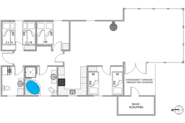 Ferienhaus i0250 in Jakob Bondes Vej 4, Søndervig - Bild #13