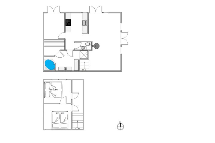 Ferienhaus i6015 in Badevej 20 C4, Søndervig - Bild #13