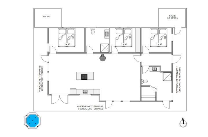 Sommerhus i6030 på Lodbergsvej 60, Søndervig - Billede #13