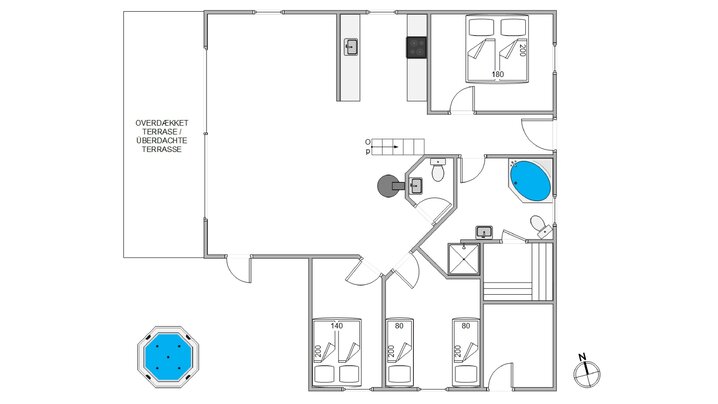 Ferienhaus i6039 in Plantagevej 46, Søndervig - Bild #13