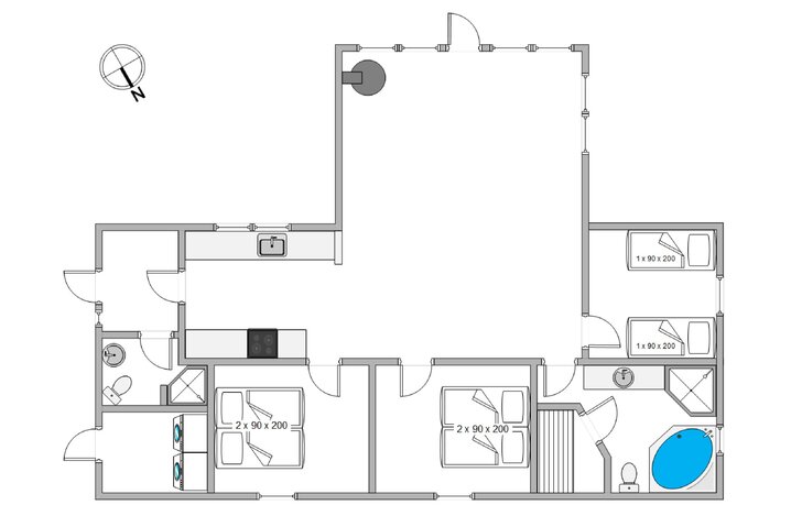 Ferienhaus i6048 in Jens Jensens Vej 50, Søndervig - Bild #13