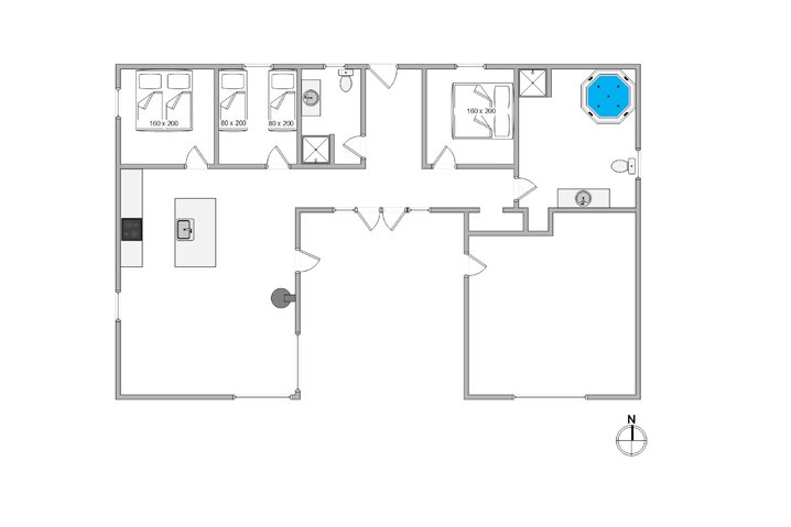 Ferienhaus i6049 in Jens Jensens Vej 35, Søndervig - Bild #13