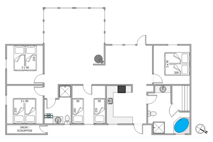 Sommerhus i6087 på P Snejkers Vej 16, Søndervig - Billede #13