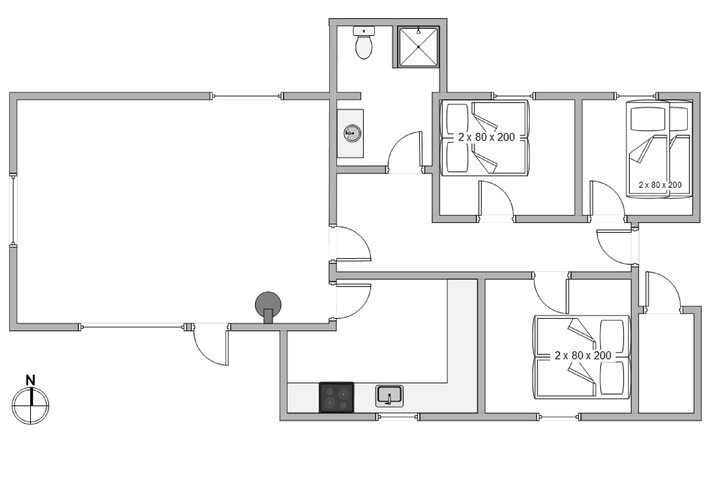 Ferienhaus i6123 in Jens Jensens Vej 32, Søndervig - Bild #13