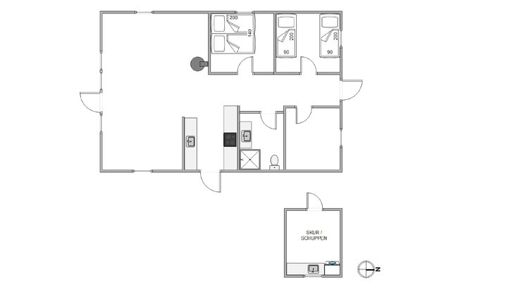 Sommerhus i6149 på Hjelmevej 101, Søndervig - Billede #13