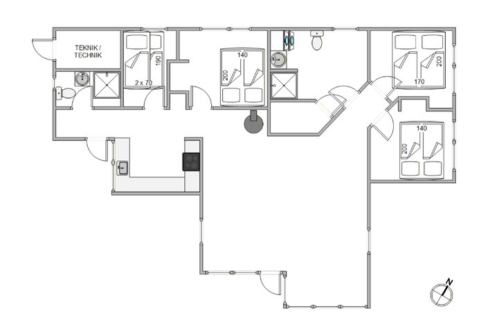 Holiday home i6152 at Frans Julius Vej 66, Søndervig - Picture #5