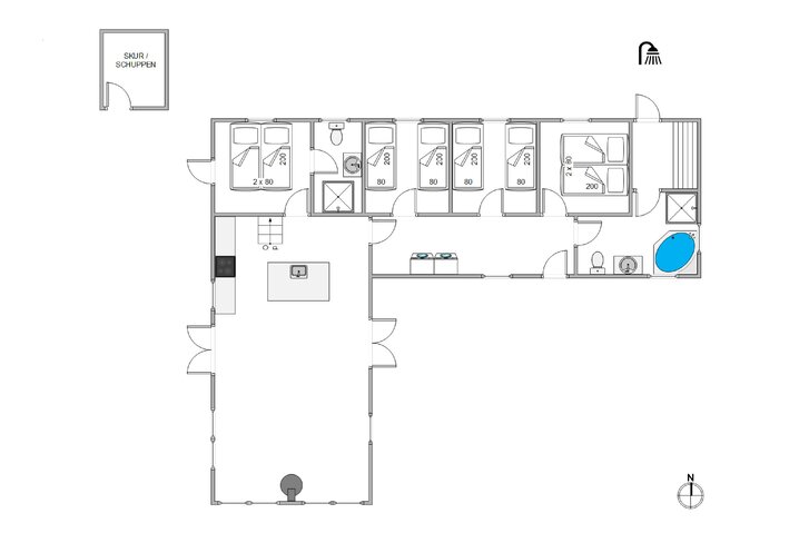 Ferienhaus i6158 in Holdvej 11, Søndervig - Bild #13