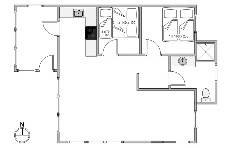 Ferienhaus i6222 in Plantagevej 54, Søndervig - Bild #13