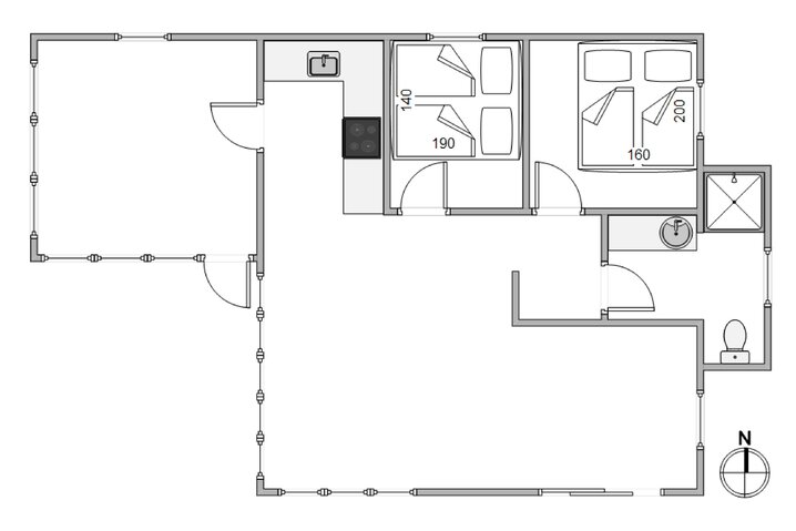 Ferienhaus i6222 in Plantagevej 54, Søndervig - Bild #5