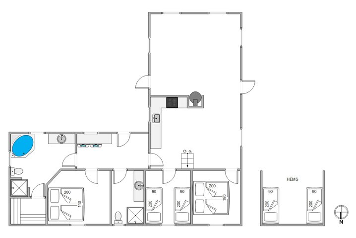 Ferienhaus i6223 in Holdvej 85, Søndervig - Bild #13
