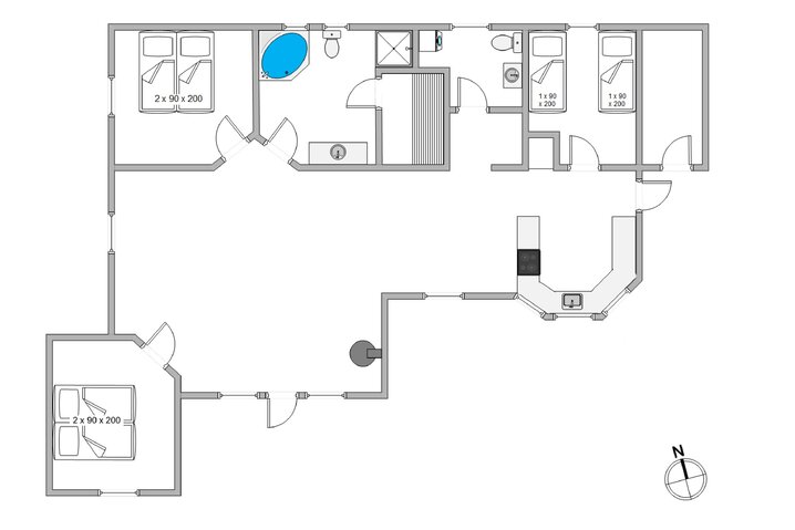 Ferienhaus i6226 in Jens Jensens Vej 25, Søndervig - Bild #13