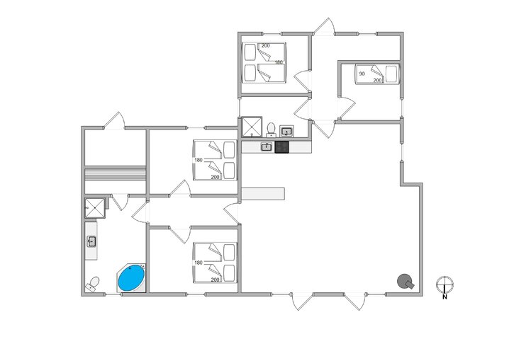 Ferienhaus i6235 in Hvidbjergvej 9, Søndervig - Bild #13