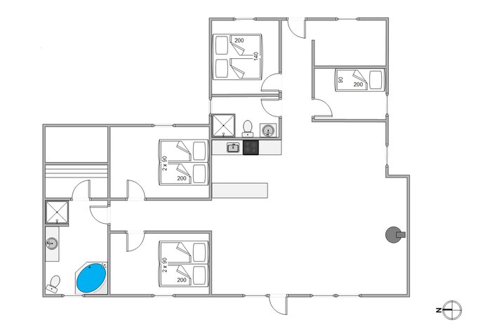 Ferienhaus i6235 in Hvidbjergvej 9, Søndervig - Bild #13