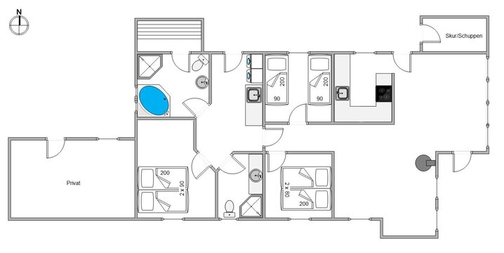 Ferienhaus i6276 in Marehalmen 52, Søndervig - Bild #13