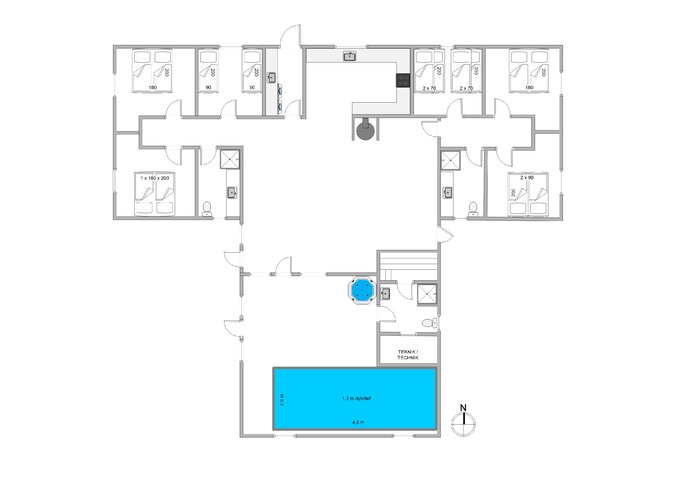 Ferienhaus i6291 in Wolle Friks Vej 12A, Søndervig - Bild #13