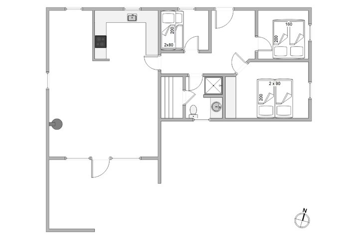 Ferienhaus i6314 in Marehalmen 73, Søndervig - Bild #13