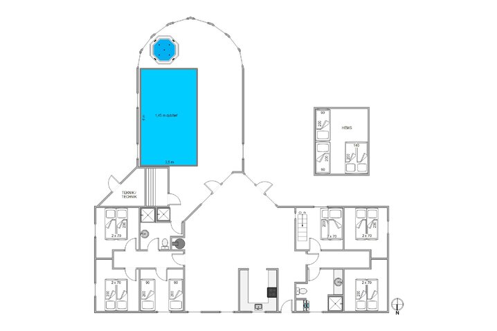 Ferienhaus i6322 in Marehalmen 1, Søndervig - Bild #13