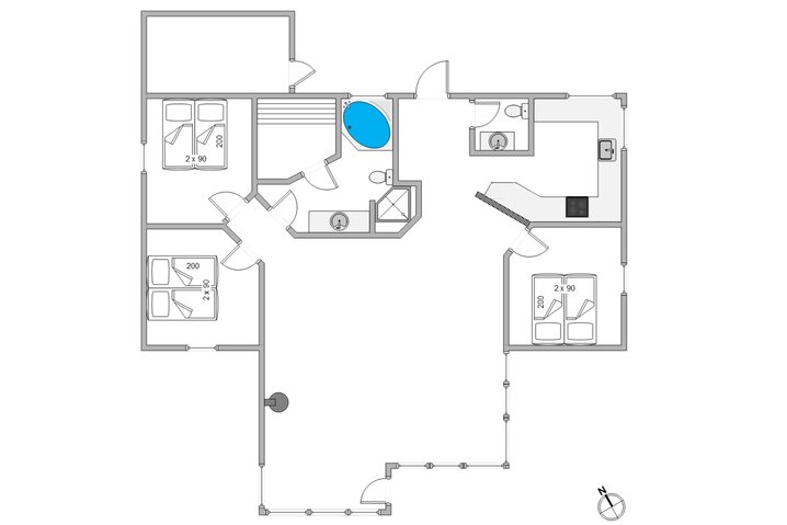 Ferienhaus i6333 in Holdvej 81, Søndervig - Bild #13