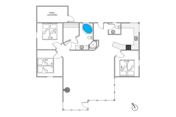Ferienhaus i6333 in Holdvej 81, Søndervig - Bild #13