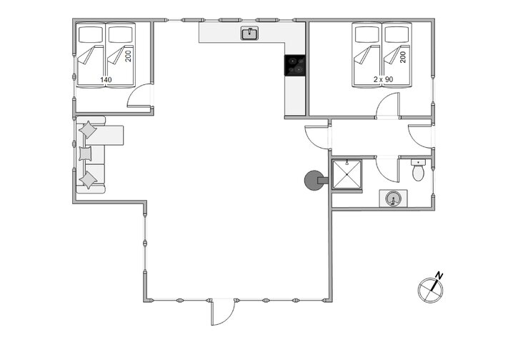 Sommerhus i6360 på Hjelmevej 6, Søndervig - Billede #13