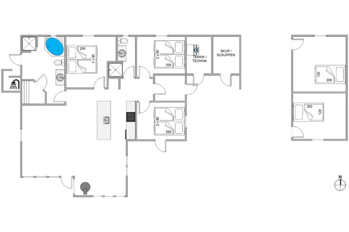 Ferienhaus i6371 in Nordsøvej 251, Søndervig - Bild #13