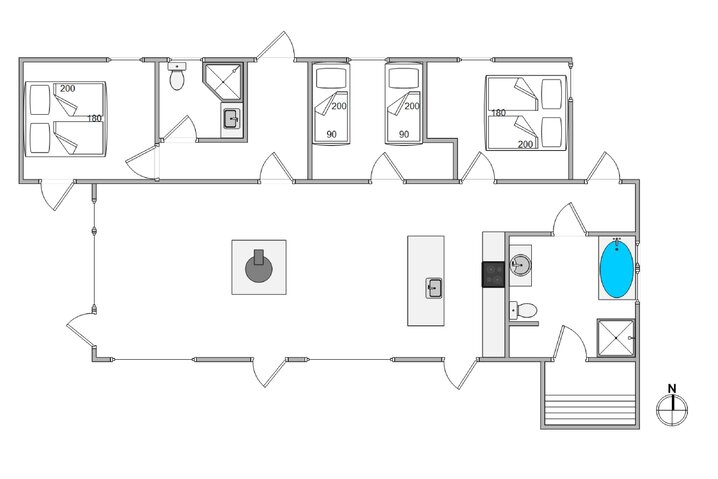 Sommerhus i6385 på Hjelmevej 159, Søndervig - Billede #13