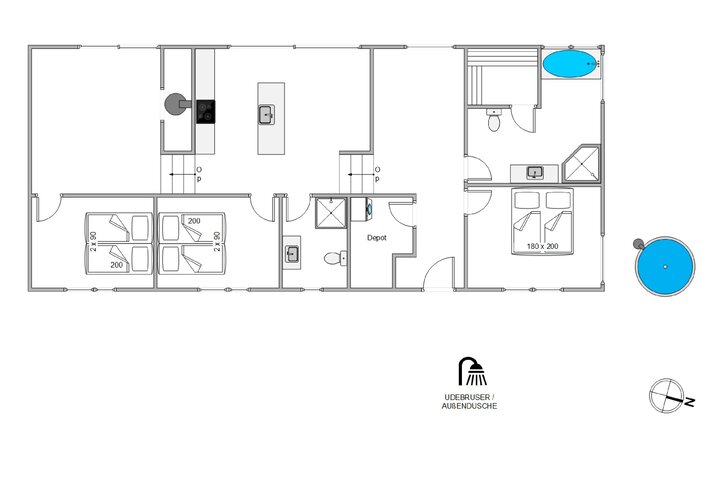 Sommerhus i6401 på Hvidbjergvej 125, Søndervig - Billede #13