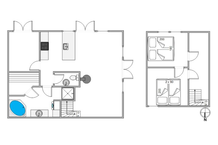 Ferienhaus i6411 in Badevej 20 F2, Søndervig - Bild #5