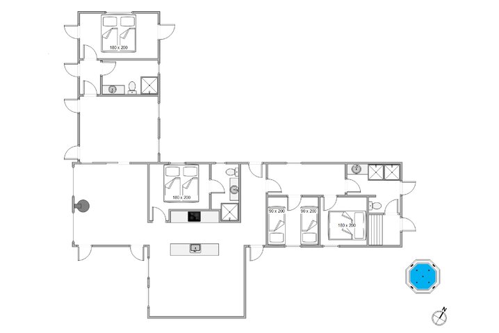 Ferienhaus i6439 in Lodbergsvej 293, Søndervig - Bild #5