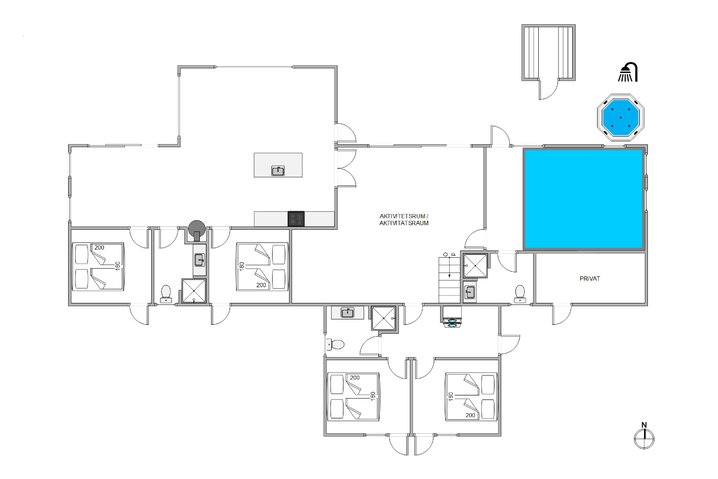 Ferienhaus i6451 in Hvidbjergvej 59, Søndervig - Bild #13