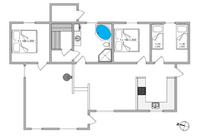 Ferienhaus i6457 in Jens Jensens Vej 62, Søndervig - Bild #13