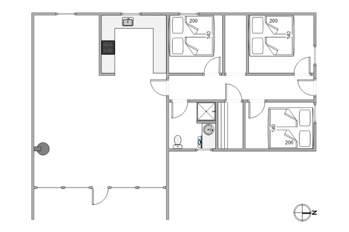 Ferienhaus i6498 in Hjelmevej 27, Søndervig - Bild #13