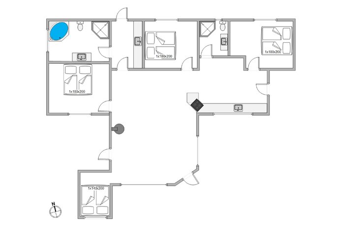 Sommerhus i6500 på Hvidbjergvej 21, Søndervig - Billede #13