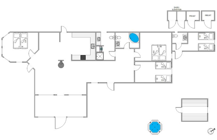 Ferienhaus i6501 in Lodbergsvej 275, Søndervig - Bild #13