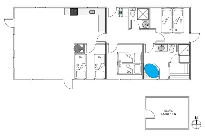 Sommerhus i6516 på Holdvej 9B, Søndervig - Billede #13