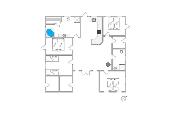 Sommerhus i6525 på Sletten 56, Søndervig - Billede #13