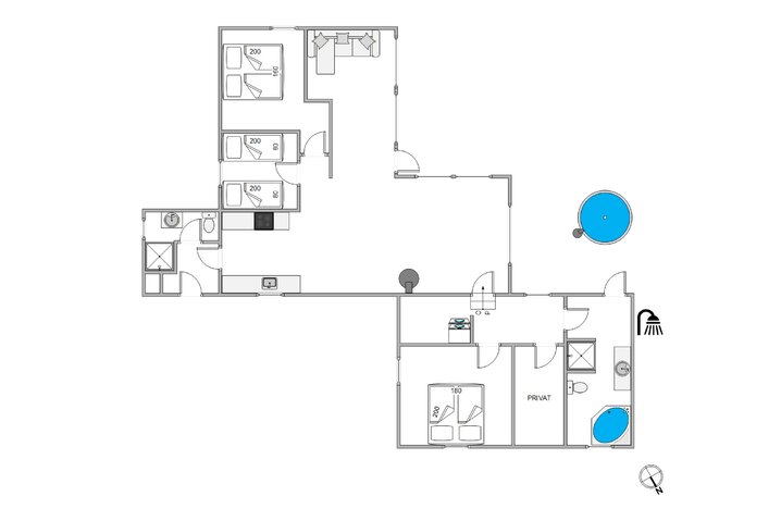 Ferienhaus i6537 in Lodbergsvej 407, Søndervig - Bild #13