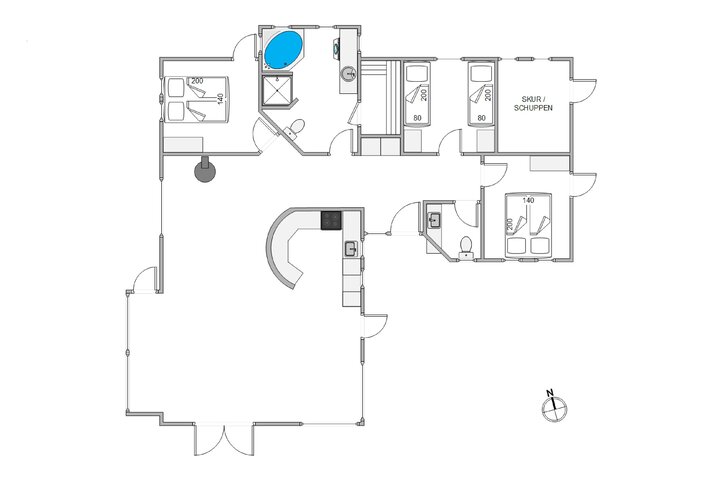 Ferienhaus i6564 in Nordsøvej 196, Søndervig - Bild #13