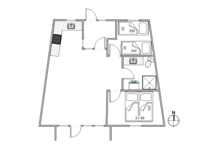 Ferienhaus i6565 in Lodbergsvej 38E, Søndervig - Bild #13