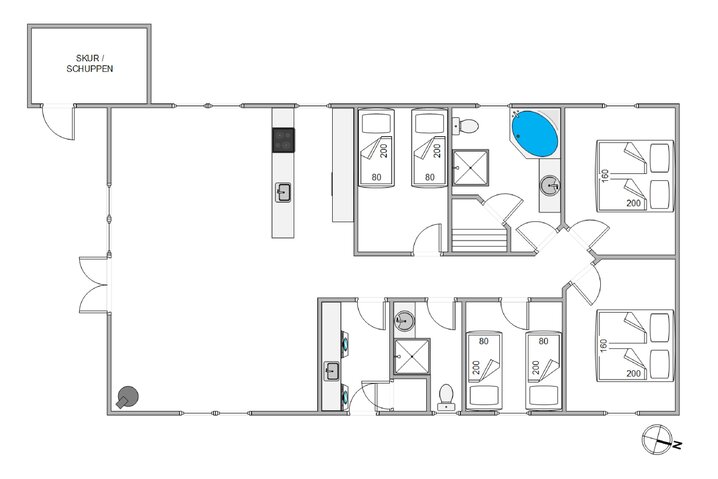 Sommerhus i6574 på Nordsøvej 322, Søndervig - Billede #5