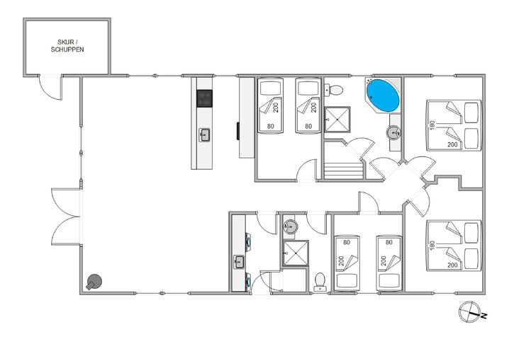 Ferienhaus i6574 in Nordsøvej 322, Søndervig - Bild #13