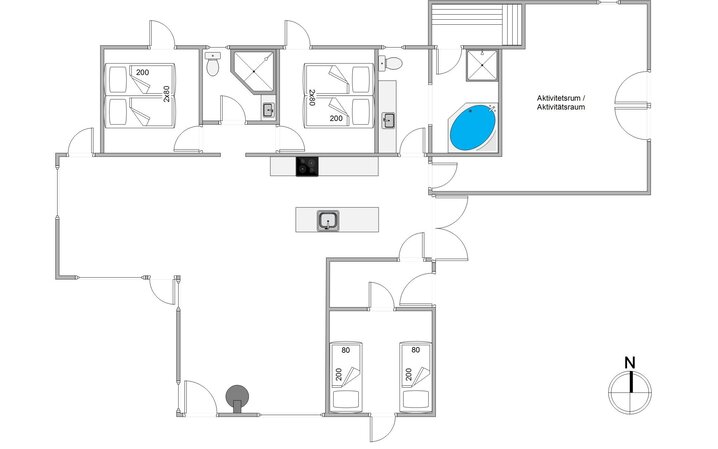 Ferienhaus i6580 in Harbo Stages Vej 51, Søndervig - Bild #13